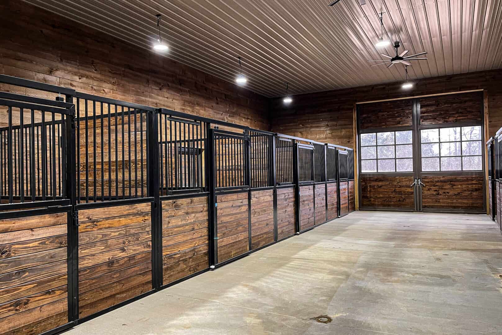 Horse Stalls and Alleyway